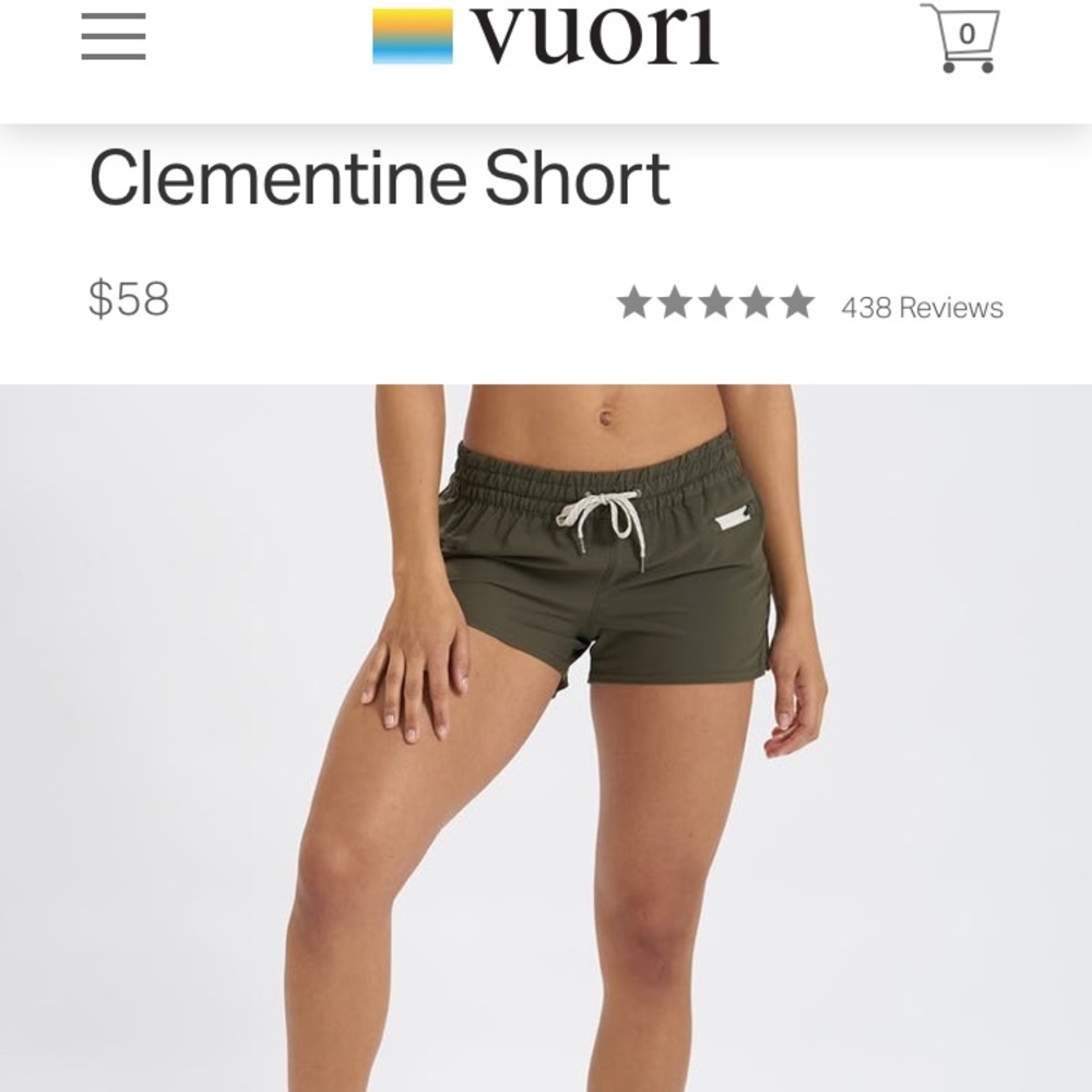 Vuori Clementine Shorts